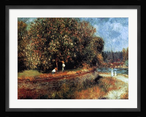 Framed Chestnut Tree in Bloom Print