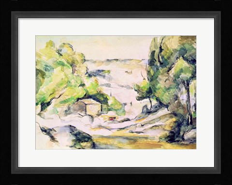 Framed Countryside in Provence Print