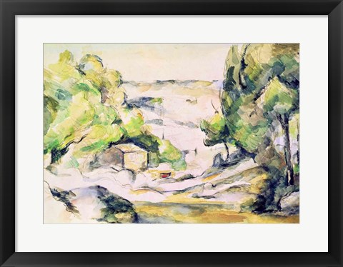 Framed Countryside in Provence Print