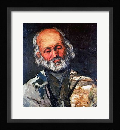 Framed Head of an Old Man Print