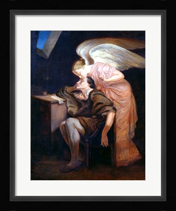 Framed Dream of the Poet Print