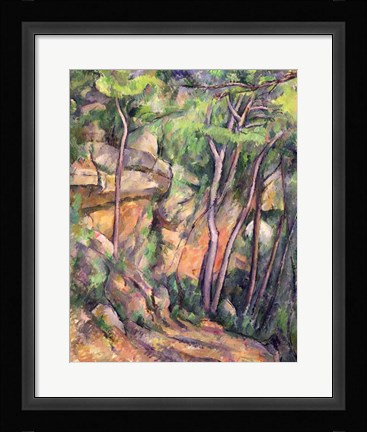 Framed In the Park of Chateau Noir Print