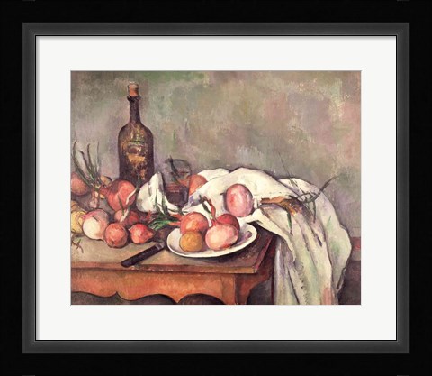 Framed Still Life with Onions, c.1895 Print