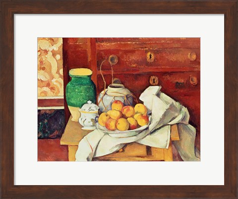 Framed Still Life with a Chest of Drawers, 1883-87 Print