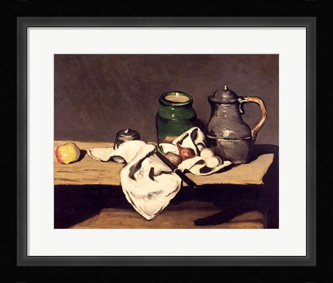 Framed Still Life with a Kettle, c.1869 Print