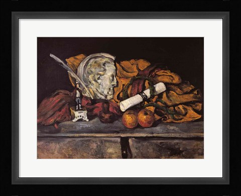 Framed Still Life of the Artist's Accessories, 1872 Print