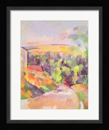 Framed Bend in the road, 1900-06 Print