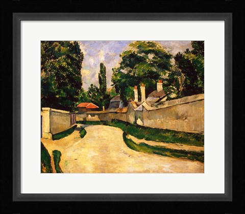 Framed Houses Along a Road, c.1881 Print