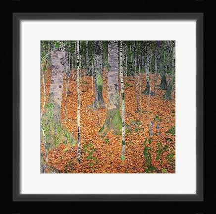 Framed Birch Wood, 1903 Print