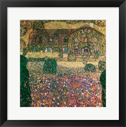 Framed Country House by the Attersee, c.1914 Print