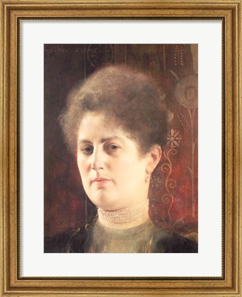 Framed Portrait of a lady Print