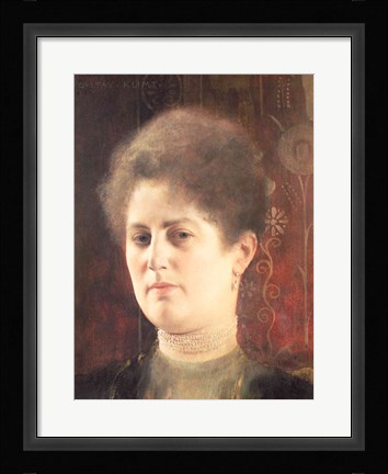 Framed Portrait of a lady Print