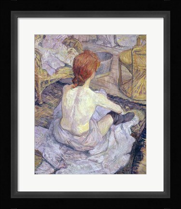 Framed Woman at her Toilet, 1896 Print