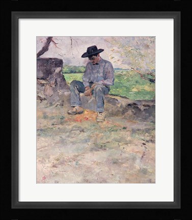 Framed Young Routy at Celeyran, 1882 Print