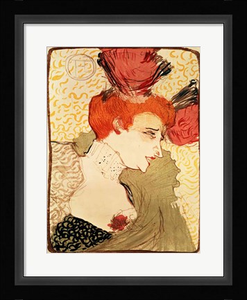 Framed Mlle. Marcelle Lender, 1895 Print