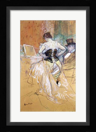 Framed Woman at her Toilet, study for 'Elles', c.1896 Print