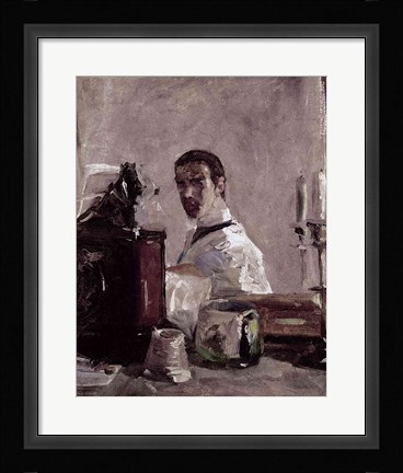 Framed Self Portrait, 1880 Print