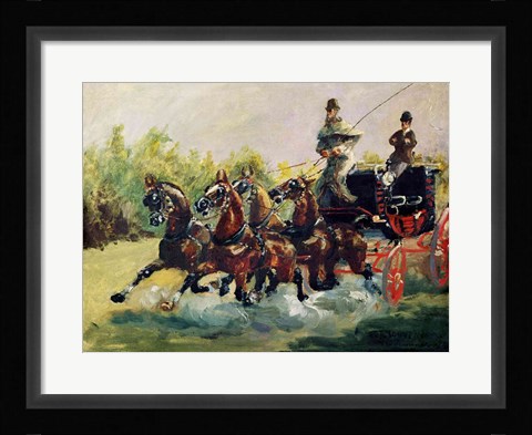 Framed Alphonse de Toulouse-Lautrec-Monfa Print