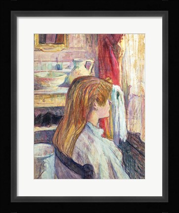 Framed Woman at the Window, 1893 Print