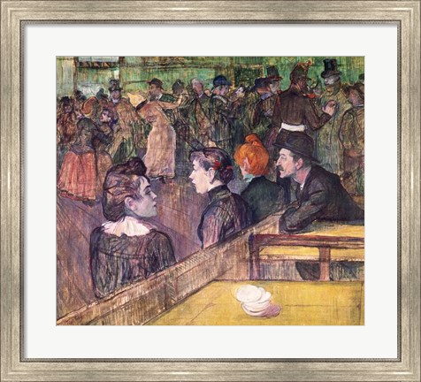 Framed At the Moulin de la Galette, 1899 Print