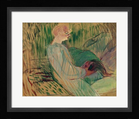 Framed Divan, Rolande, 1894 Print