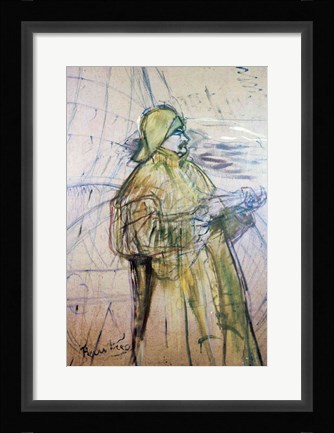 Framed Portrait of Maurice Joyant Print