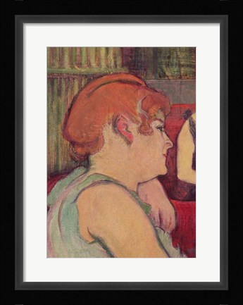 Framed In the Salon at the Rue des Moulins Print
