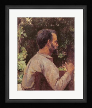 Framed Head of a Man, Monsieur Etienne Devismes, 1882 Print