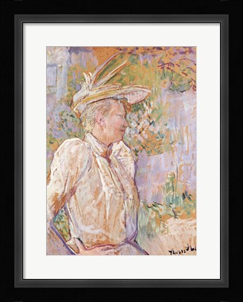 Framed Gabrielle the Dancer, 1890 Print