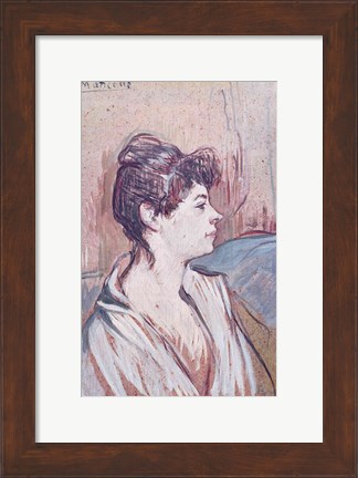 Framed Marcelle, 1894 Print