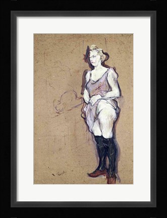 Framed Blonde, 1894 Print