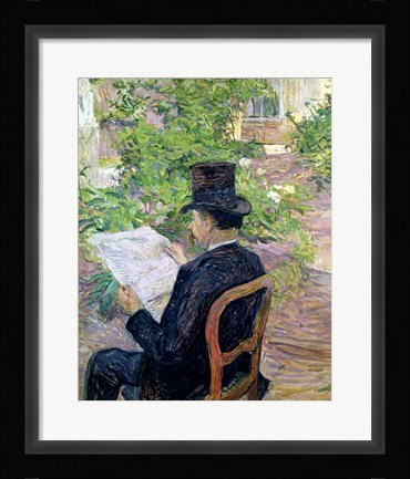 Framed Monsieur Desire Dihau Print