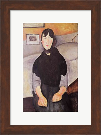 Framed Young Woman of the People Print
