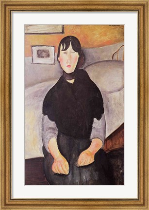 Framed Young Woman of the People Print