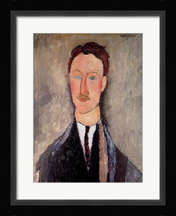 Framed Portrait of Leopold Survage Print