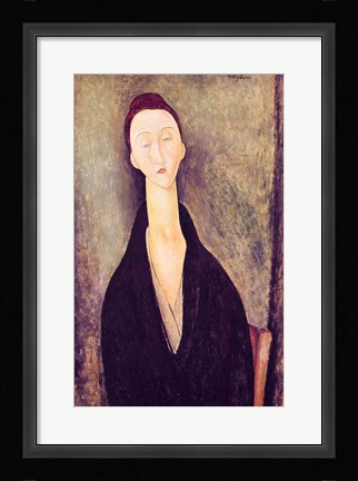 Framed Madame Hanka Zborowska, 1918 Print