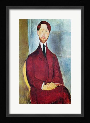 Framed Leopold Zborowski, 1917 Print