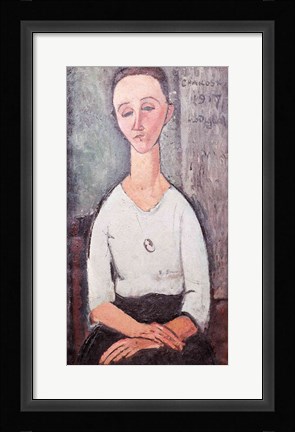 Framed Portrait of Madame Chakowska, 1917 Print