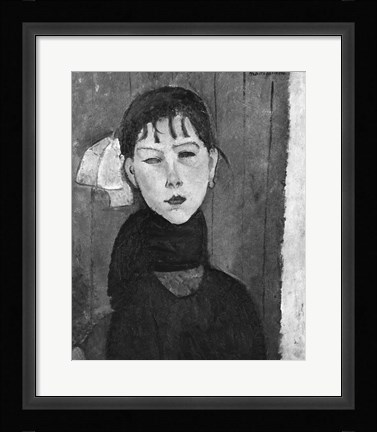 Framed Marie, young woman of the people Print