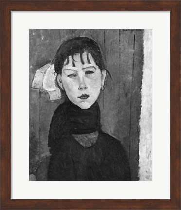 Framed Marie, young woman of the people Print