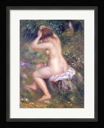 Framed Bather Print