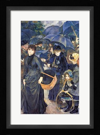 Framed Umbrellas Print