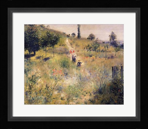 Framed Path through the Long Grass Print