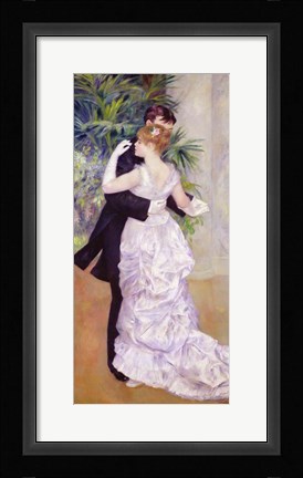 Framed Dance in the City, 1883 Print