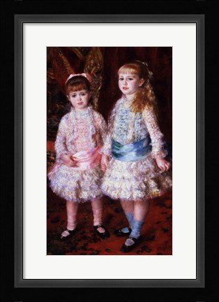 Framed Cahen d'Anvers Girls Print