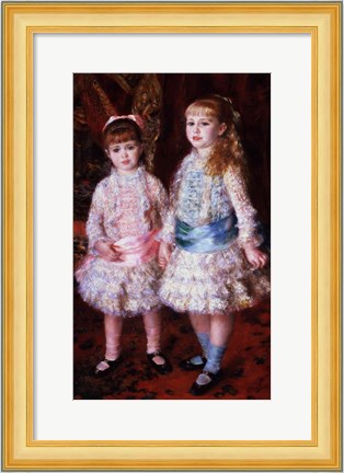 Framed Cahen d&#39;Anvers Girls Print