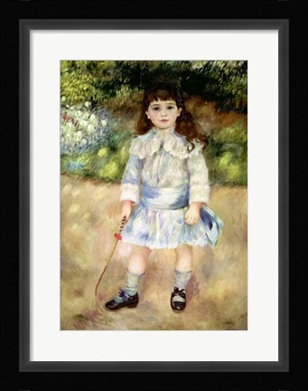 Framed Child with a Whip, 1885 Print