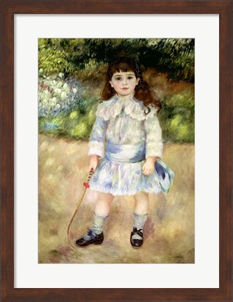 Framed Child with a Whip, 1885 Print