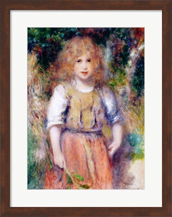 Framed Gypsy Girl, 1879 Print