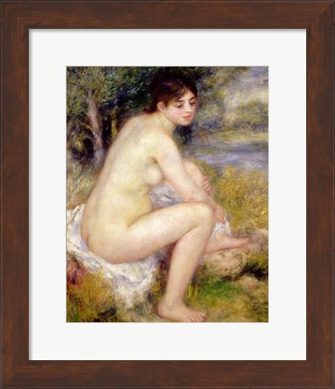 Framed Nude in a Landscape, 1883 Print